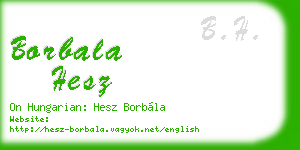 borbala hesz business card